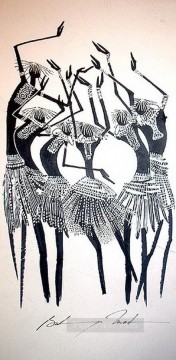groupe Bulinya Afriqueine Peinture décoratif